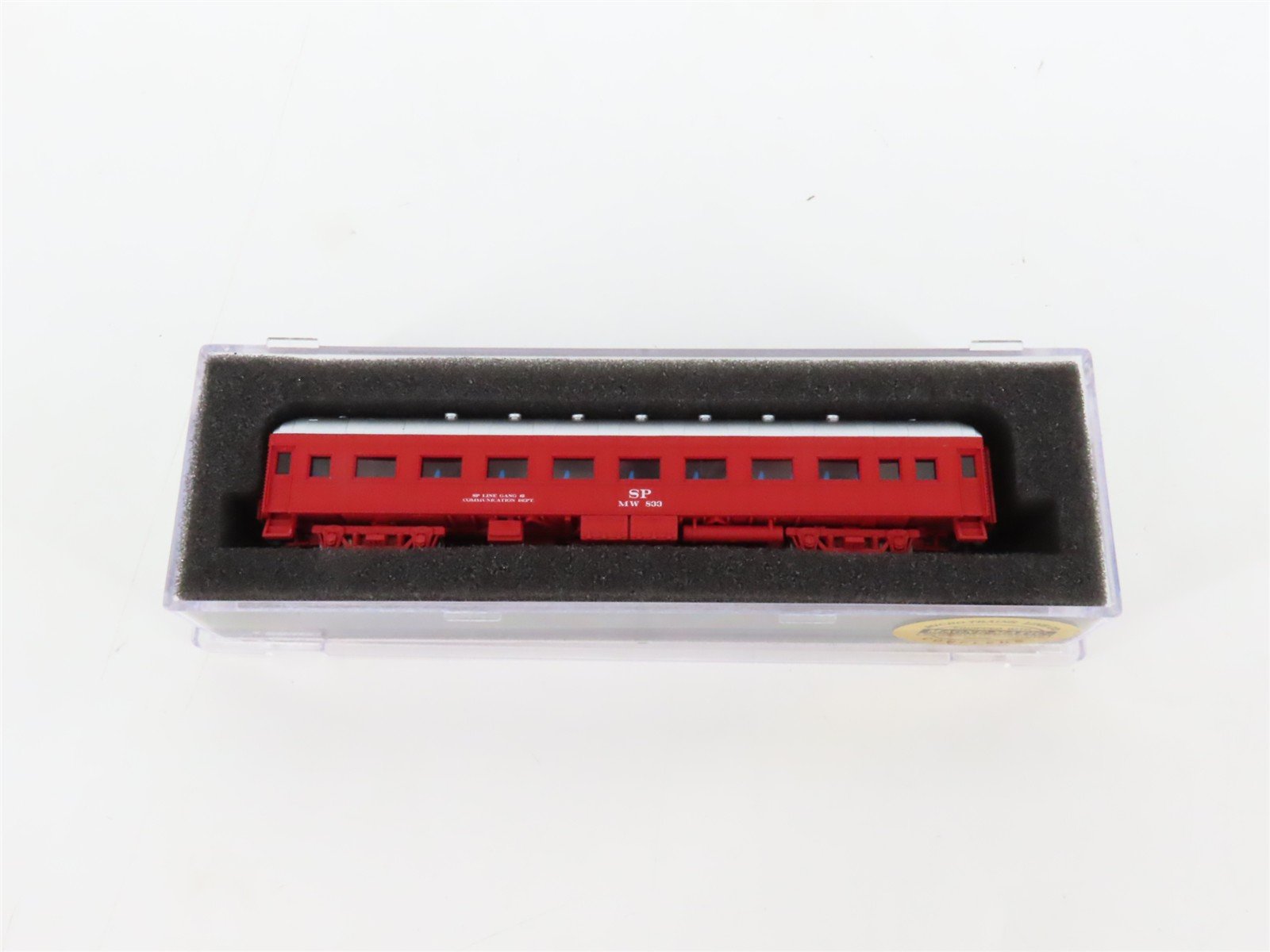 N Scale Wheels of Time 183 SP Southern Pacific Line Gang Passenger Car #MW833