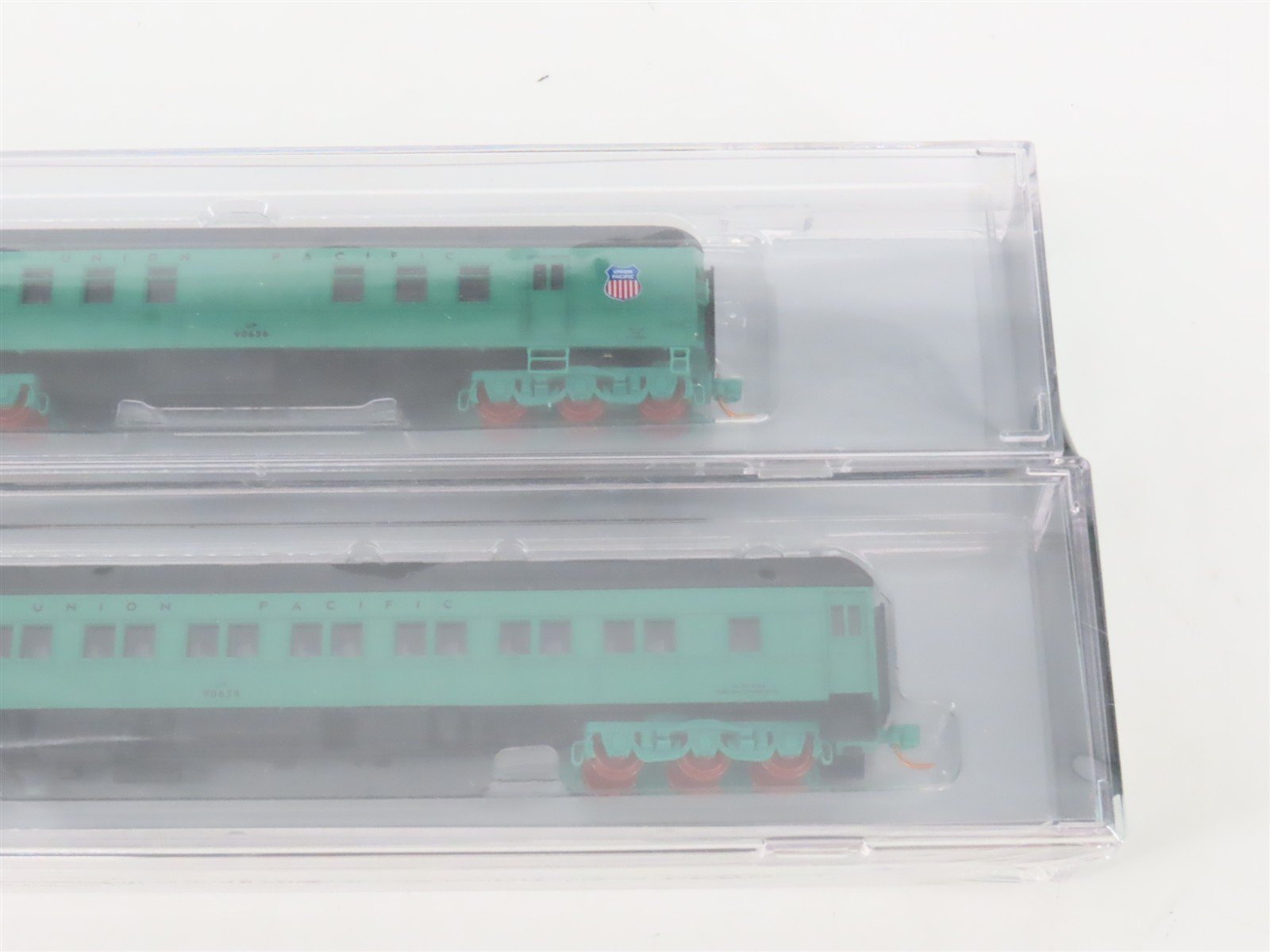 N Micro-Trains MTL NSE 13-19 UP Union Pacific MOW Crew Passenger 2-Car Pack