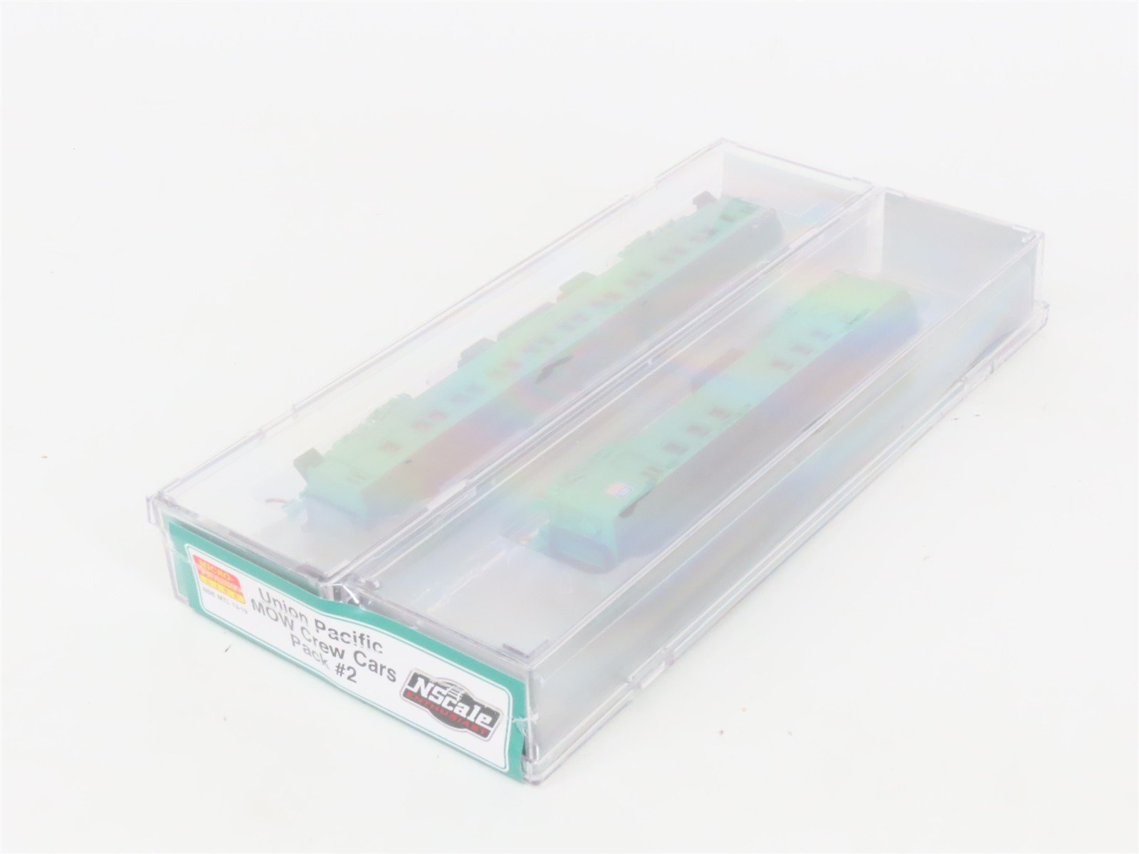 N Micro-Trains MTL NSE 13-19 UP Union Pacific MOW Crew Passenger 2-Car Pack