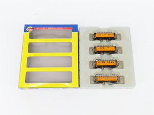 N Scale Athearn 11023 DRGW Rio Grande Overton Passenger 4-Car Set