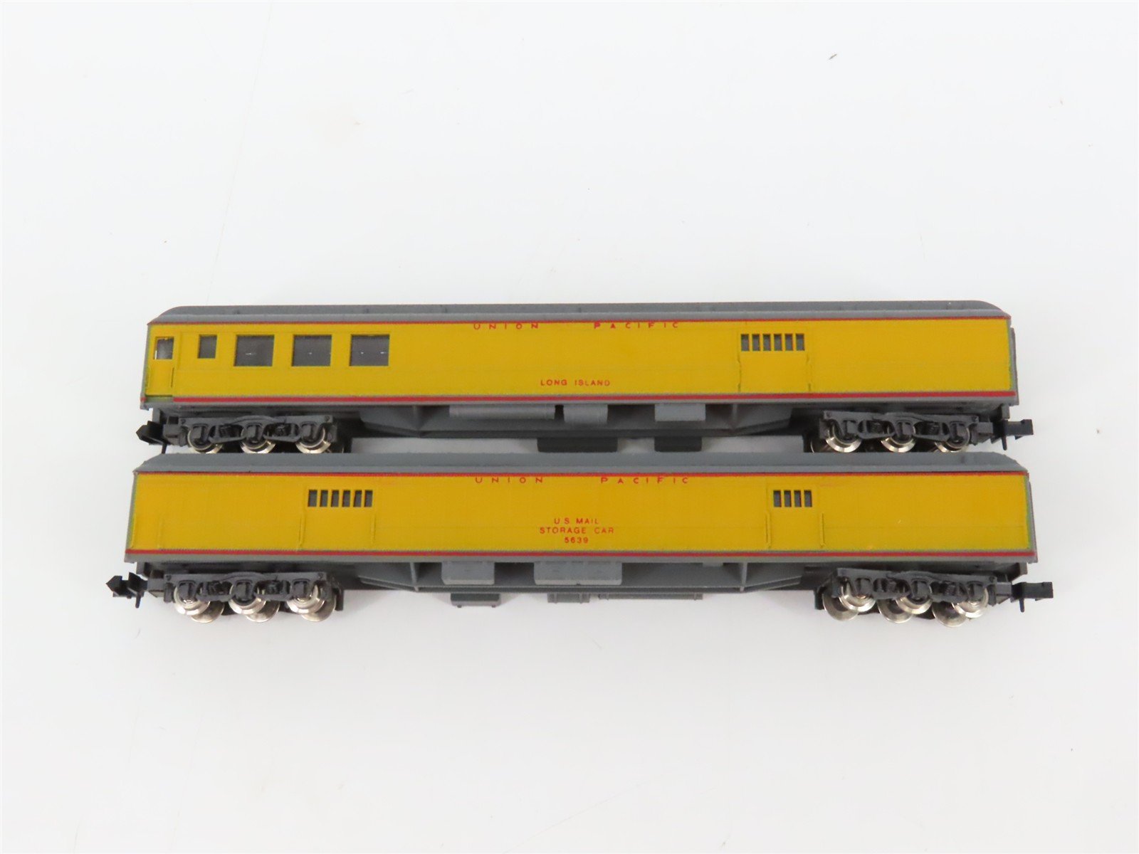 N Scale Con-Cor 0003-570013 UP Union Pacific Heavyweight Passenger 6-Car Set