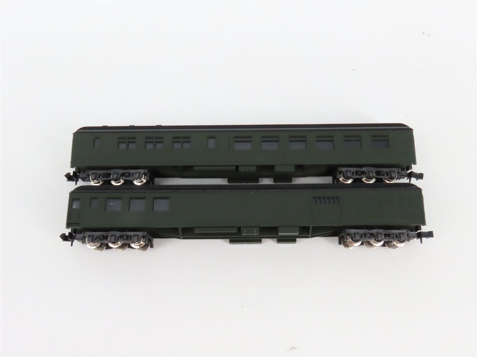 N Scale Con-Cor 0003-570000 Undecorated Heavyweight Passenger 6-Car Set