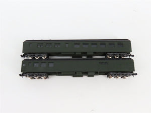 N Scale Con-Cor 0003-570000 Undecorated Heavyweight Passenger 6-Car Set