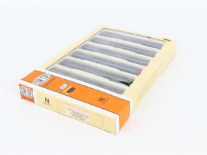 N Scale Con-Cor 0003-570000 Undecorated Heavyweight Passenger 6-Car Set