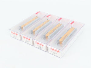 N Scale Roundhouse 89414 DRGW Rio Grande 50' Overland Passenger 4-Car Set