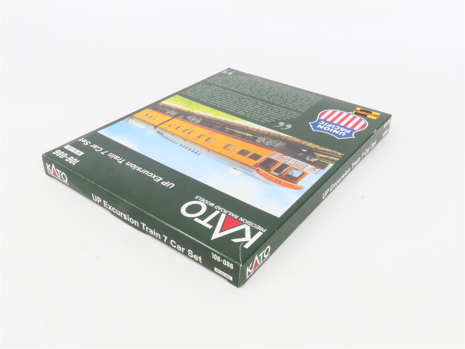 N Scale Kato 106-086 UP Union Pacific Excursion Passenger 7-Car Set