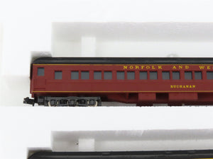N Scale Rivarossi 0563 N&W Norfolk & Western Coach/Obs Passenger 3-Car Set
