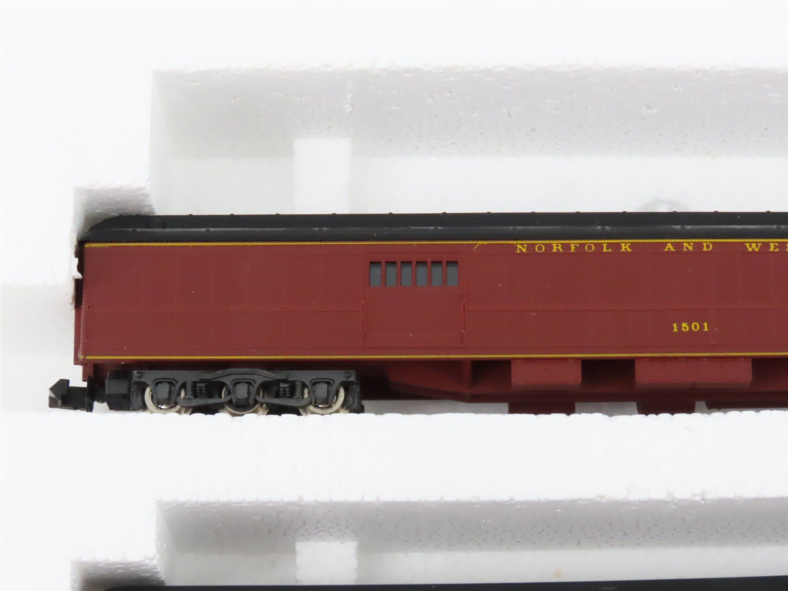 N Scale Rivarossi N&W Norfolk & Western Baggage, RPO, Coach Passenger 3-Car Set