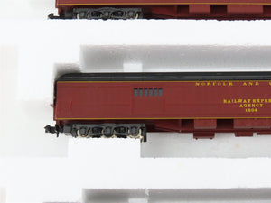 N Scale Rivarossi N&W Norfolk & Western Baggage, RPO, Coach Passenger 3-Car Set