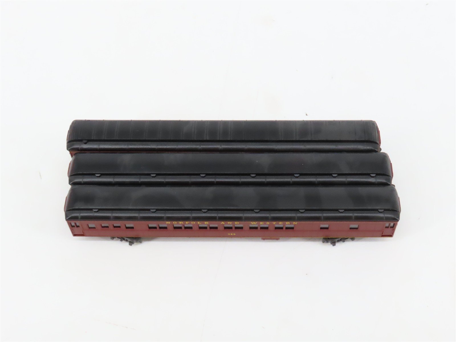 N Scale Rivarossi N&W Norfolk & Western Baggage, RPO, Coach Passenger 3-Car Set