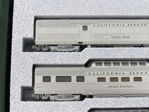N Scale Kato 106-055 California Zephyr Passenger 11-Car Set w/Display Track