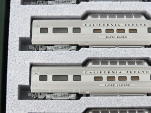 N Scale Kato 106-055 California Zephyr Passenger 11-Car Set w/Display Track