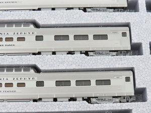 N Scale Kato 106-055 California Zephyr Passenger 11-Car Set w/Display Track