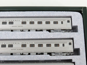 N Scale Kato 106-055 California Zephyr Passenger 11-Car Set w/Display Track