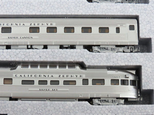 N Scale Kato 106-055 California Zephyr Passenger 11-Car Set w/Display Track