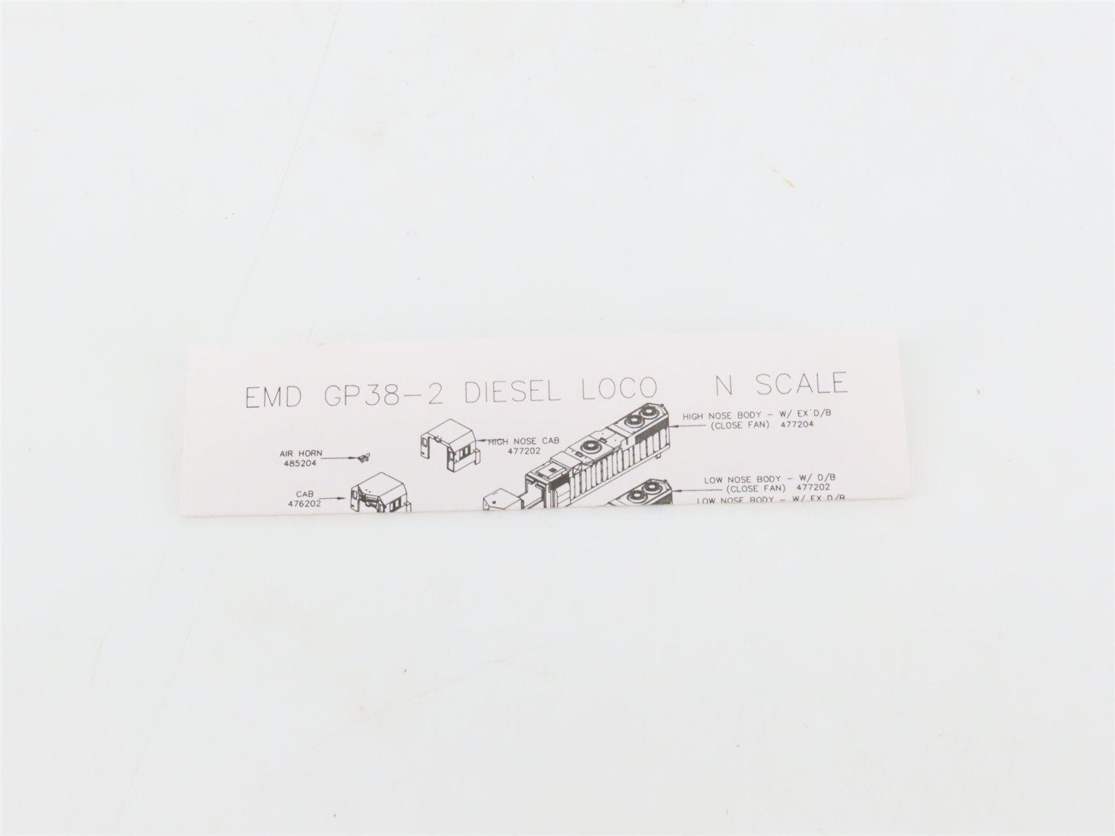 N Scale Atlas NSC B&M Bi-Centennial EMD GP38-2 Diesel #200 - DCC Ready