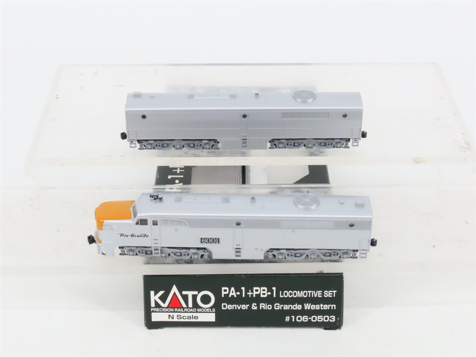 N Scale KATO 106-0503 D&RGW Rio Grande ALCO PA-1/PB-1 Diesel Set - DCC Ready