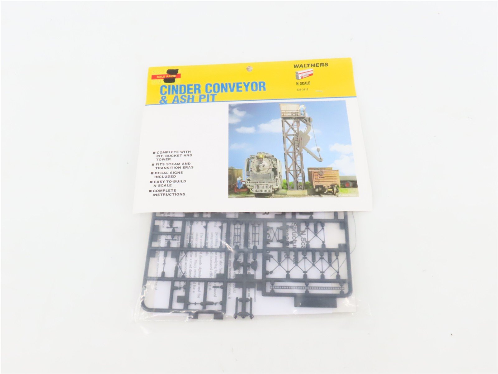 N Scale Walthers 933-3816 Cinder Conveyor & Ash Pit Kit