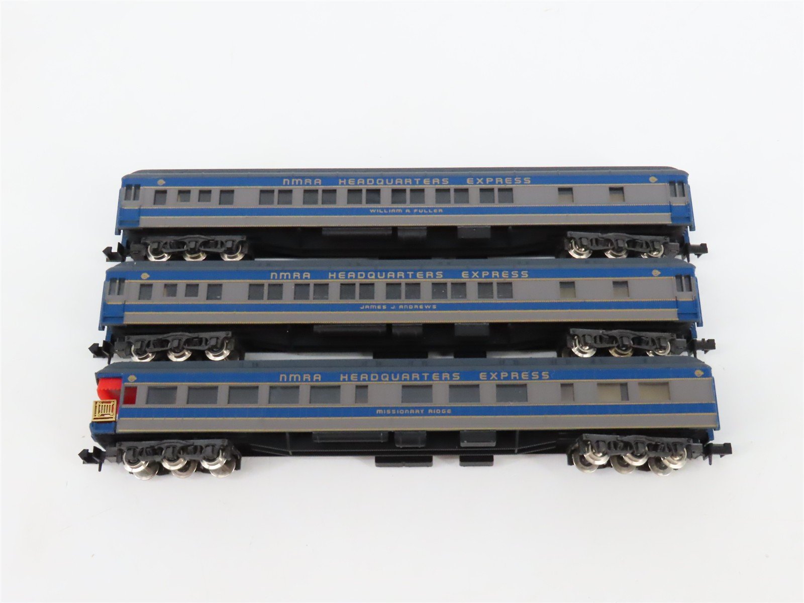 N Scale Con-Cor/Rivarossi NMRA Headquarters Express Steam Passenger Set