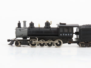 N Scale Roundhouse 8008 ATSF Santa Fe 2-8-0 Steam Locomotive #676