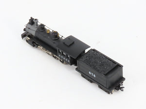 N Scale Roundhouse 8008 ATSF Santa Fe 2-8-0 Steam Locomotive #676