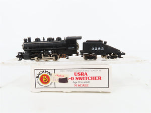 N Scale Bachmann 4802 ATSF Santa Fe 0-6-0 Steam Locomotive #3283