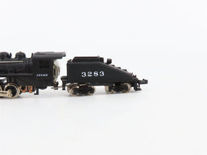 N Scale Bachmann 4802 ATSF Santa Fe 0-6-0 Steam Locomotive #3283