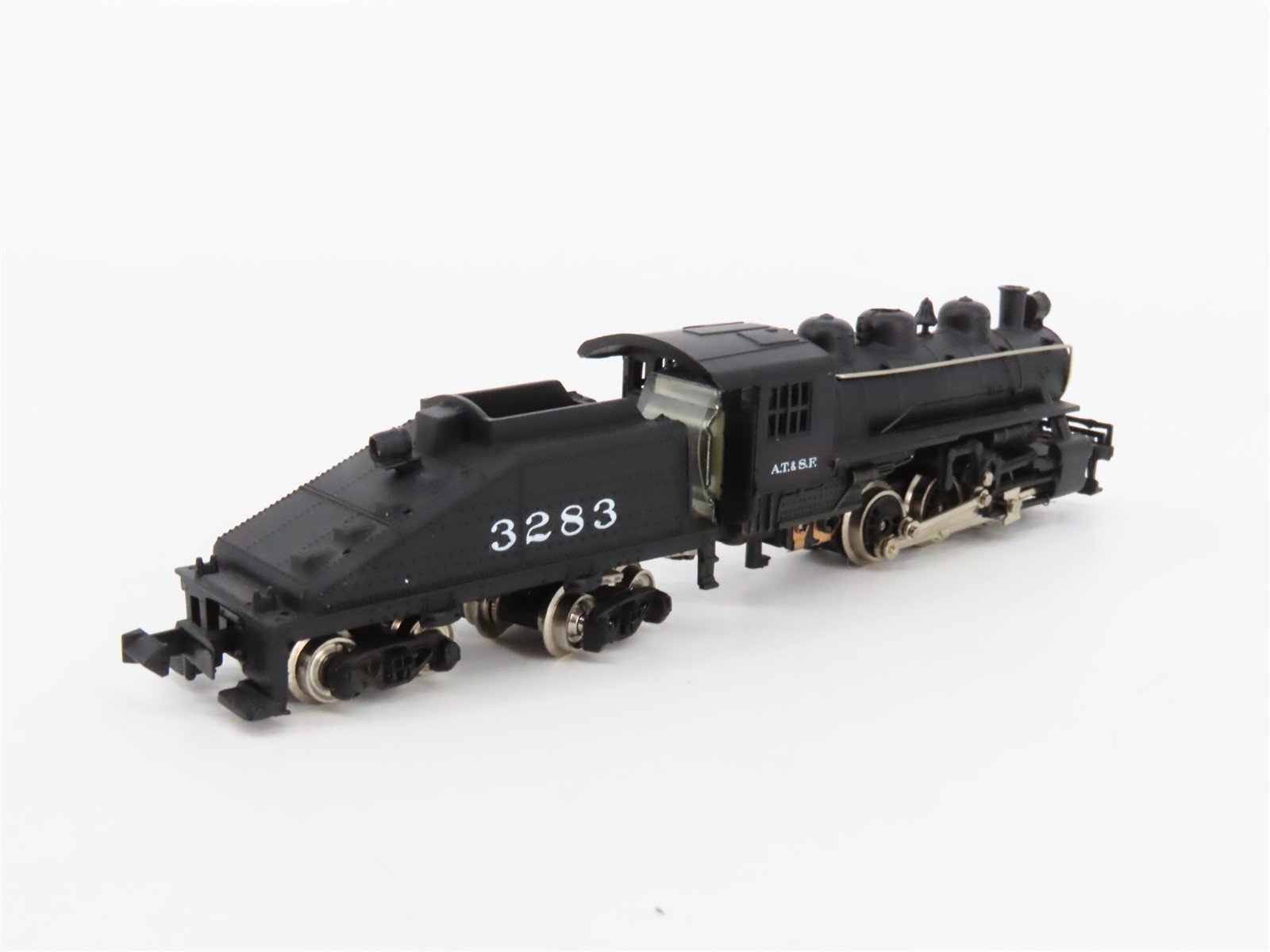 N Scale Bachmann 4802 ATSF Santa Fe 0-6-0 Steam Locomotive #3283