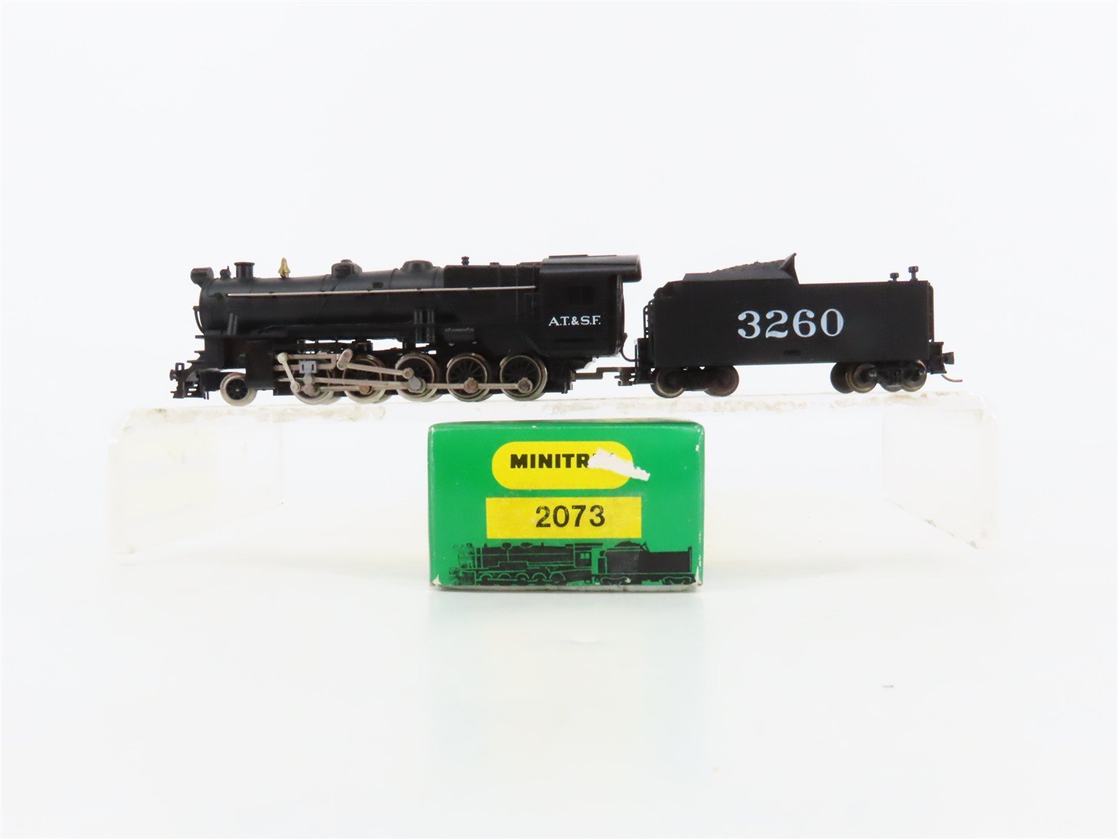 N Scale Minitrix 2073 ATSF Santa Fe 2-10-0 Steam Locomotive #3260