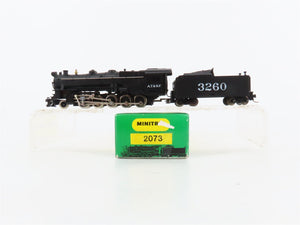 N Scale Minitrix 2073 ATSF Santa Fe 2-10-0 Steam Locomotive #3260