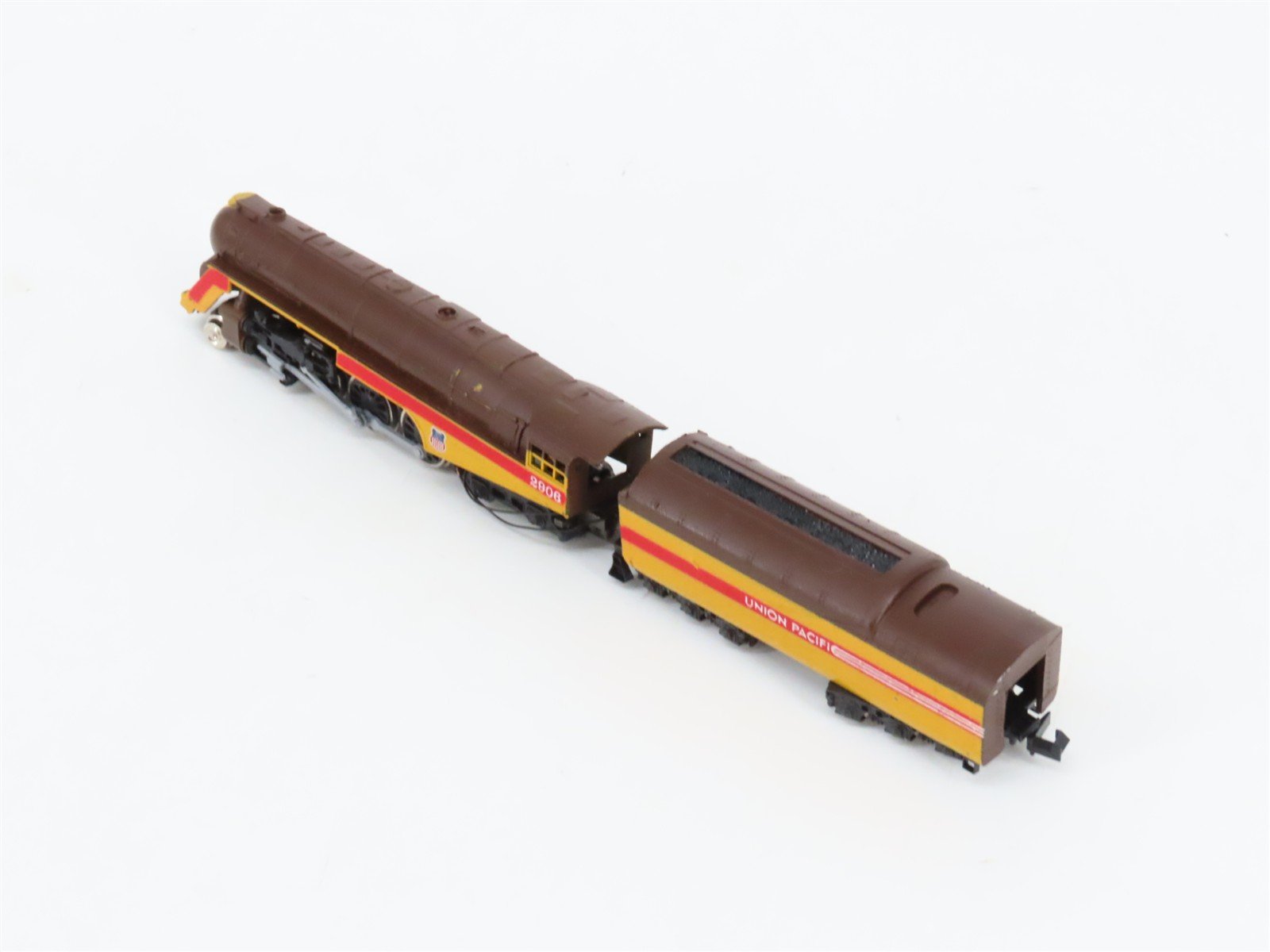 N Scale Con-Cor UP Union Pacific 4-6-4 Steam Locomotive #2906