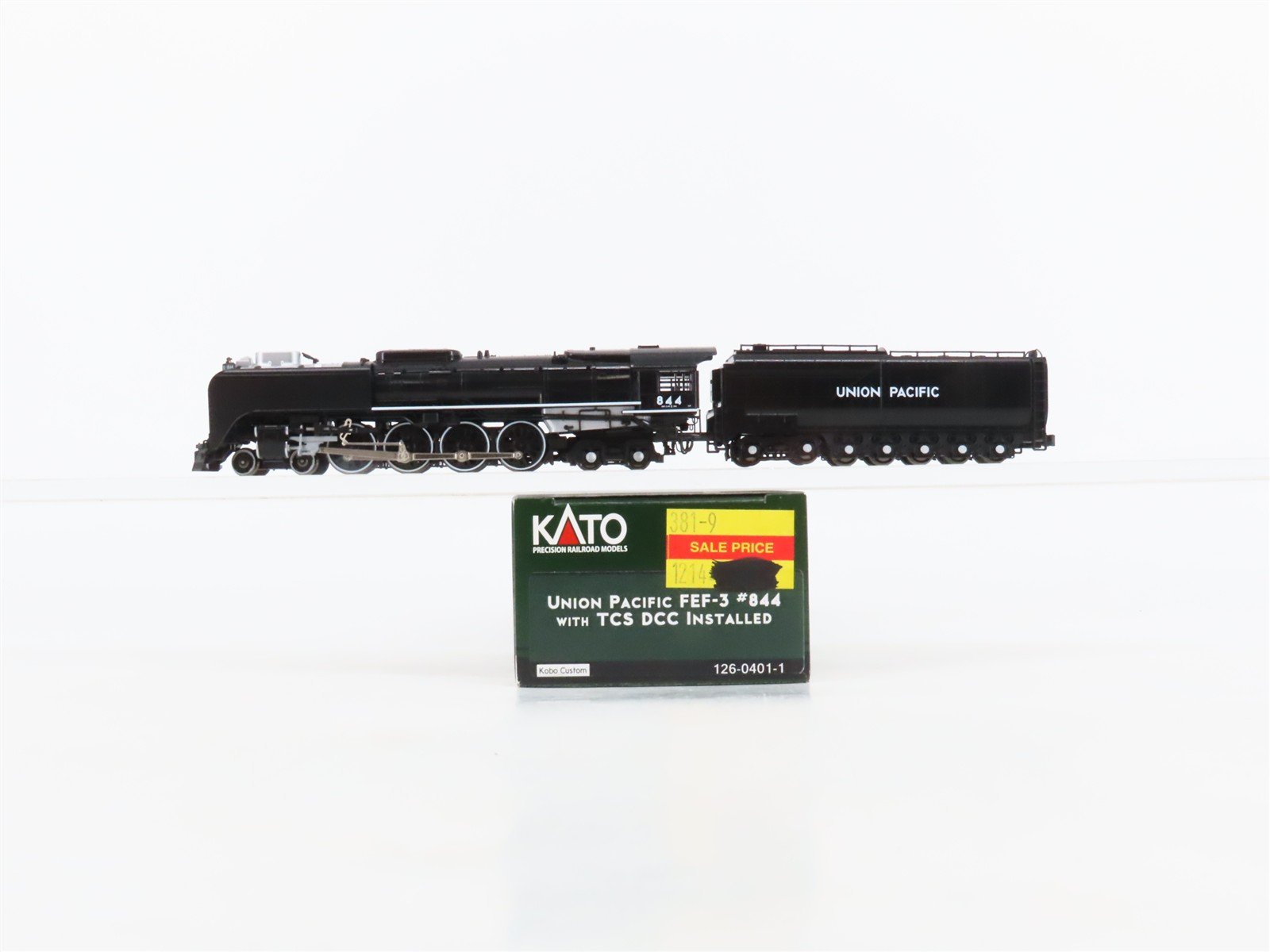 N Scale Kato 126-0401-1 UP Union Pacific 4-8-4 Steam Locomotive #844 w/DCC