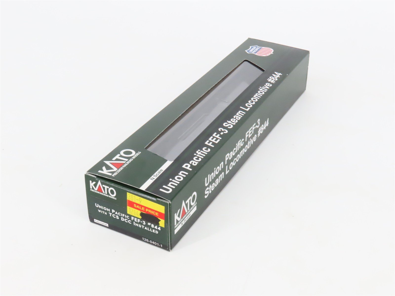 N Scale Kato 126-0401-1 UP Union Pacific 4-8-4 Steam Locomotive #844 w/DCC
