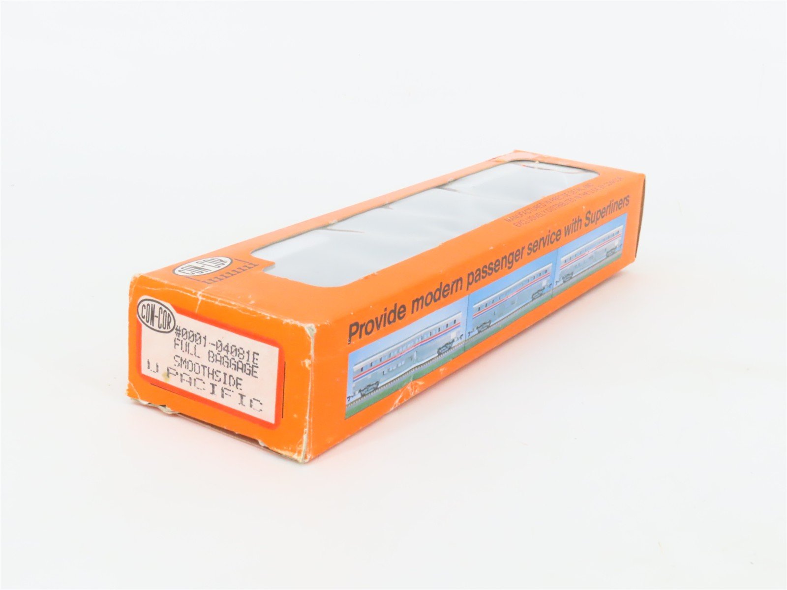N Scale Con-Cor 0001-04081E UP Union Pacific Smoothside Baggage Passenger No#