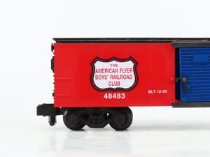 S Scale American Flyer 6-48483 Boys Railroad Club Boxcar #48483