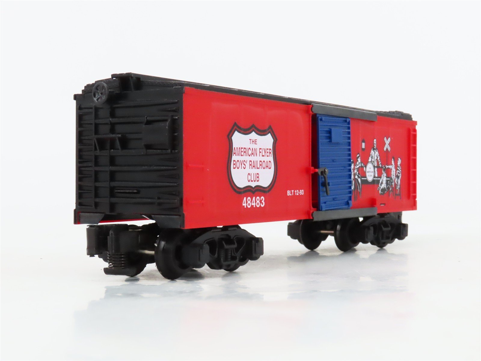 S Scale American Flyer 6-48483 Boys Railroad Club Boxcar #48483