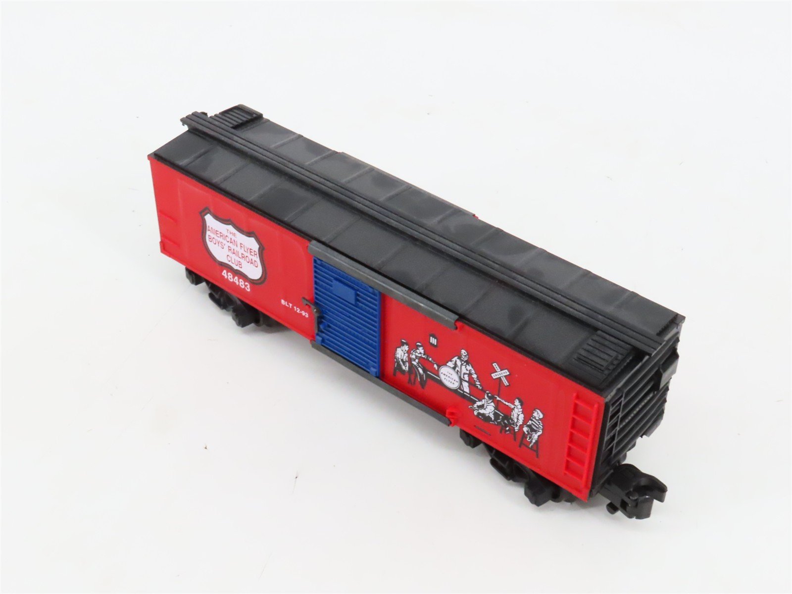 S Scale American Flyer 6-48483 Boys Railroad Club Boxcar #48483