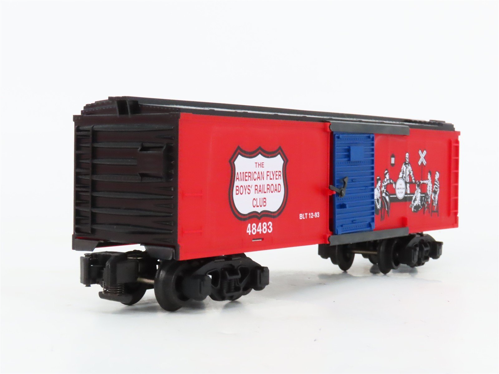 S Scale American Flyer 6-48483 Boys Railroad Club Boxcar #48483