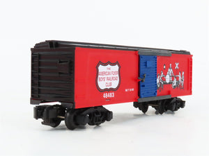 S Scale American Flyer 6-48483 Boys Railroad Club Boxcar #48483