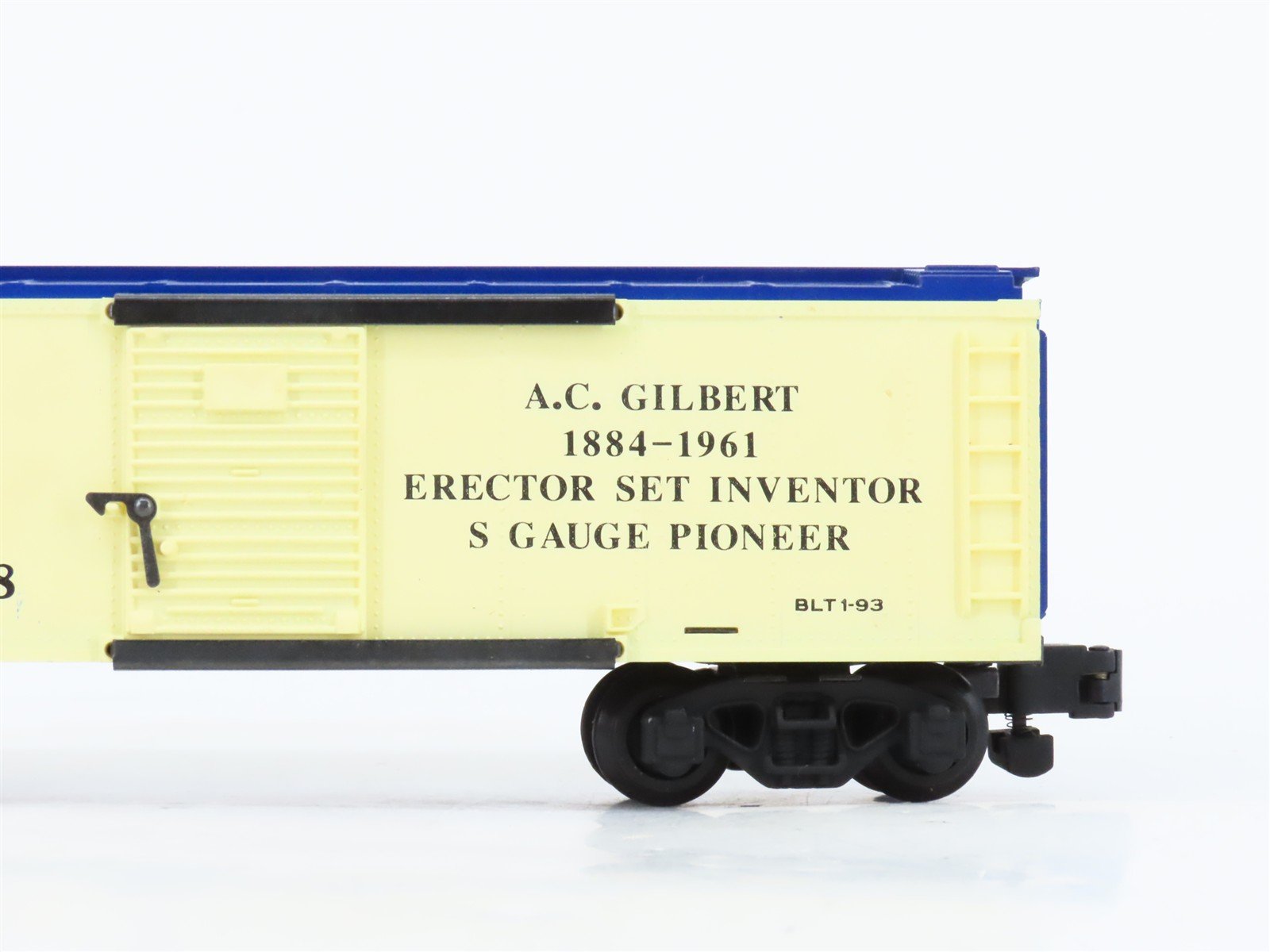 S Scale American Flyer 6-48318 A.C. Gilbert Boxcar #8318