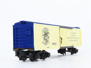 S Scale American Flyer 6-48318 A.C. Gilbert Boxcar #8318
