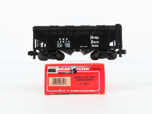 S Scale American Flyer 6-48610 NKP Nickel Plate Road 2-Bay Covered Hopper #48610