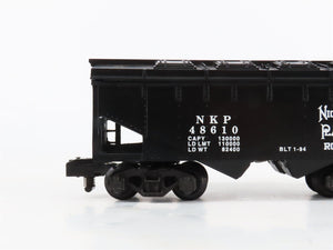 S Scale American Flyer 6-48610 NKP Nickel Plate Road 2-Bay Covered Hopper #48610