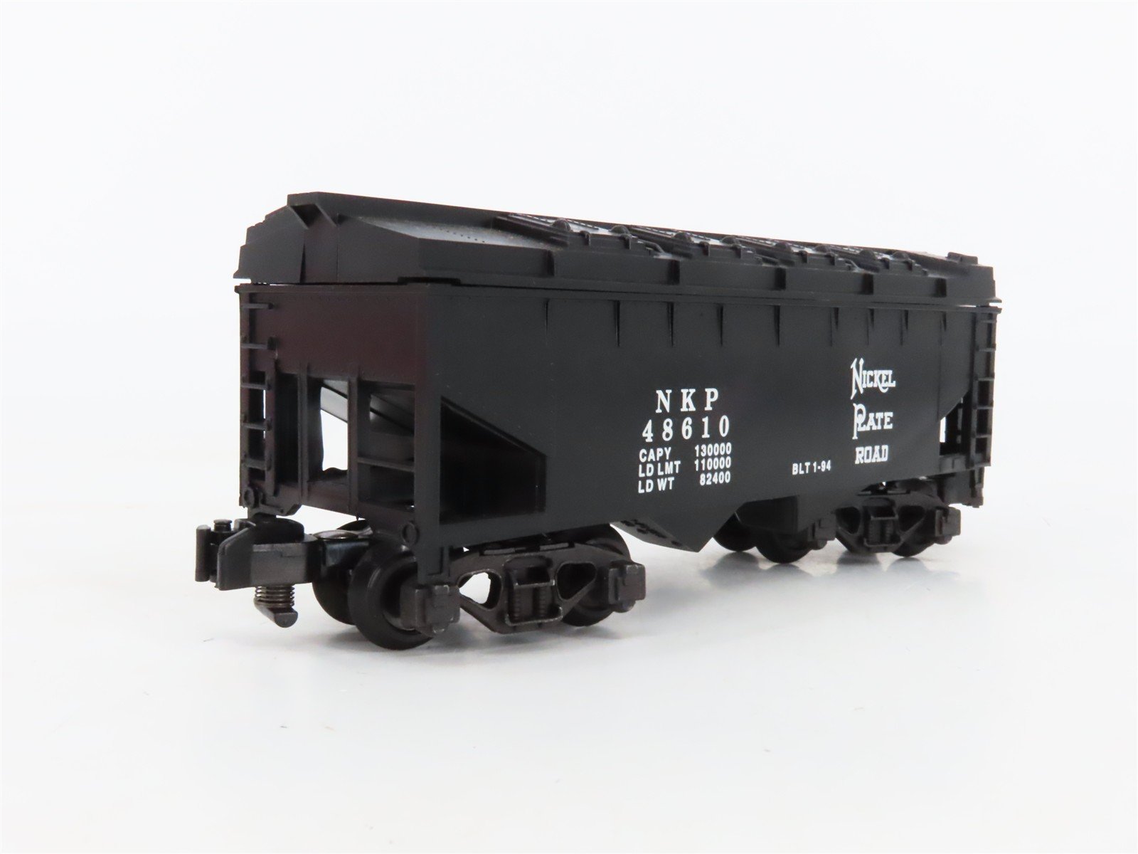 S Scale American Flyer 6-48610 NKP Nickel Plate Road 2-Bay Covered Hopper #48610