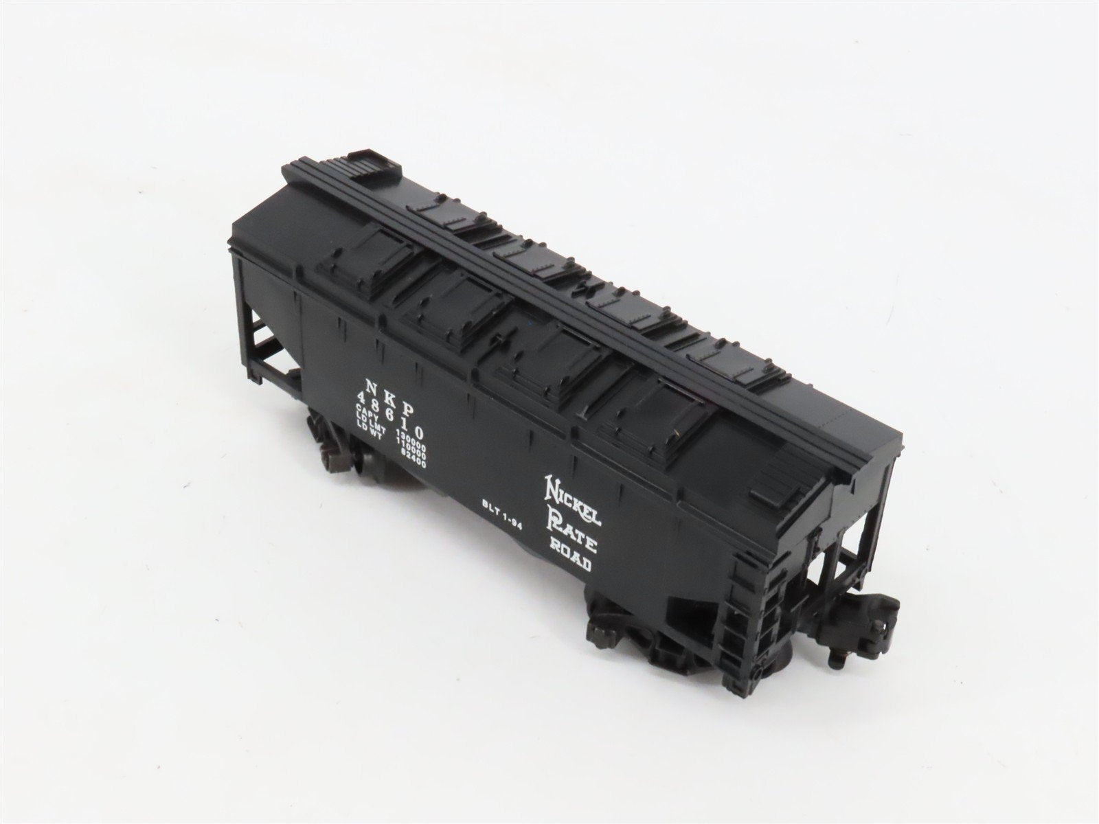 S Scale American Flyer 6-48610 NKP Nickel Plate Road 2-Bay Covered Hopper #48610