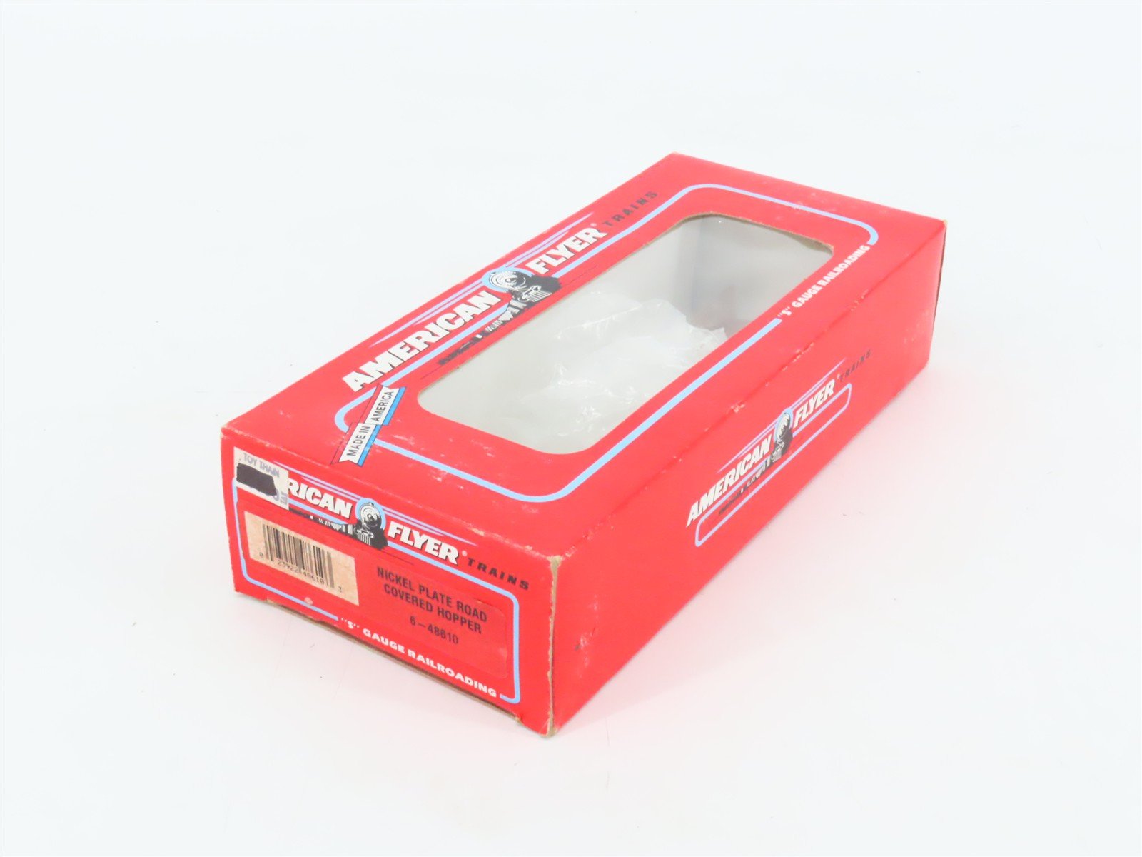 S Scale American Flyer 6-48610 NKP Nickel Plate Road 2-Bay Covered Hopper #48610