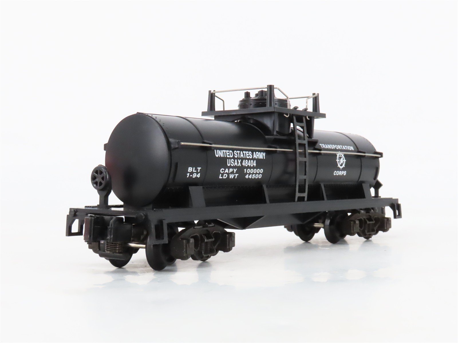 S Scale American Flyer 6-48404 United States Army Single Dome Tankcar #48404