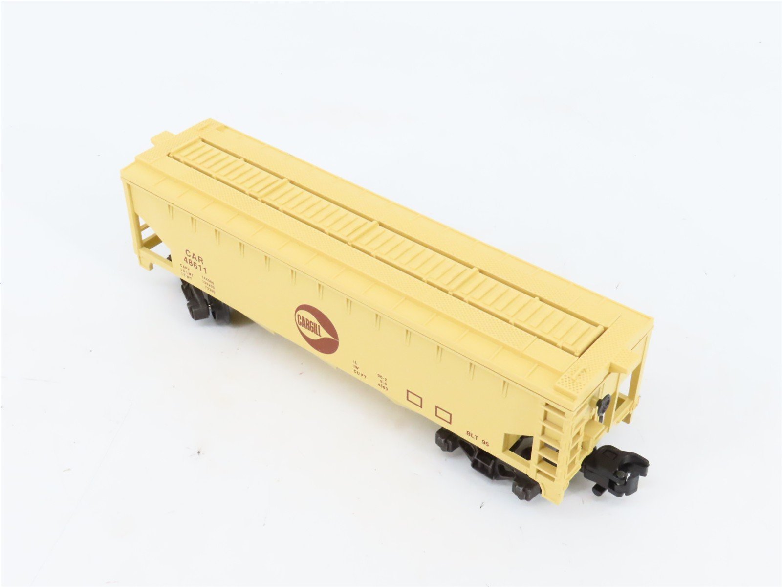 S Scale American Flyer 6-48611 CAR Cargill 3-Bay Covered Hopper #48611