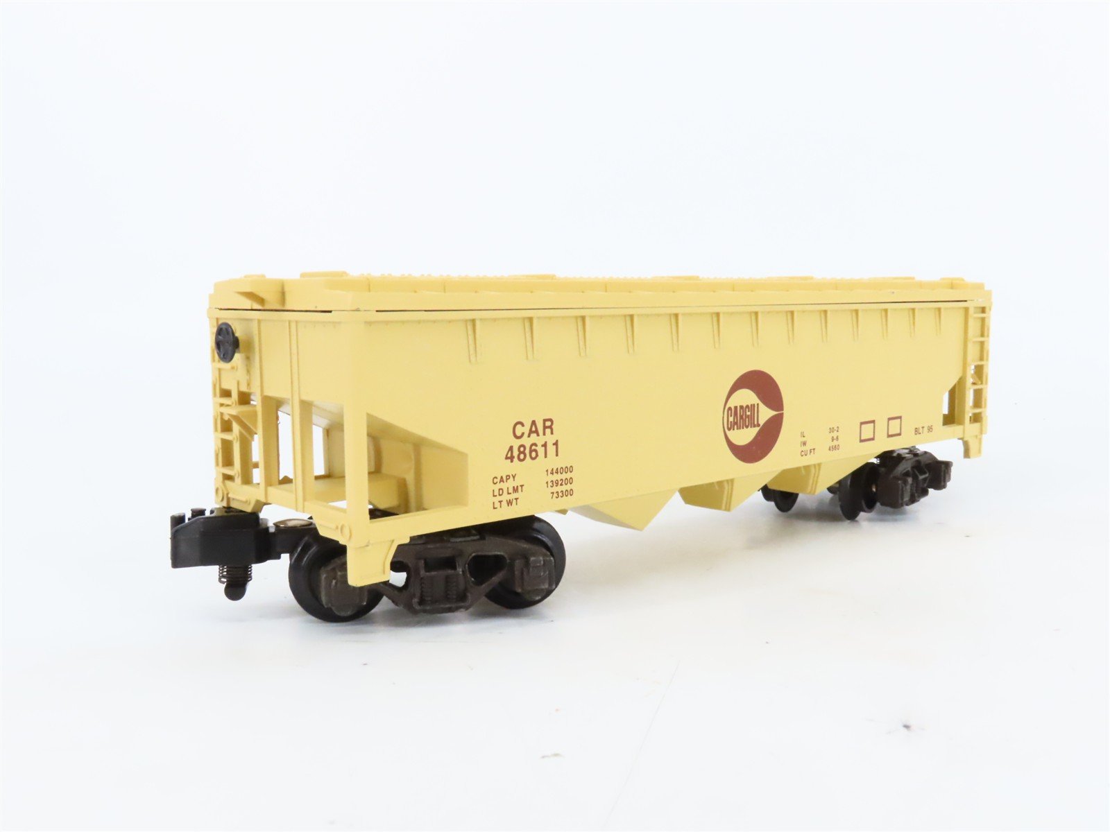 S Scale American Flyer 6-48611 CAR Cargill 3-Bay Covered Hopper #48611