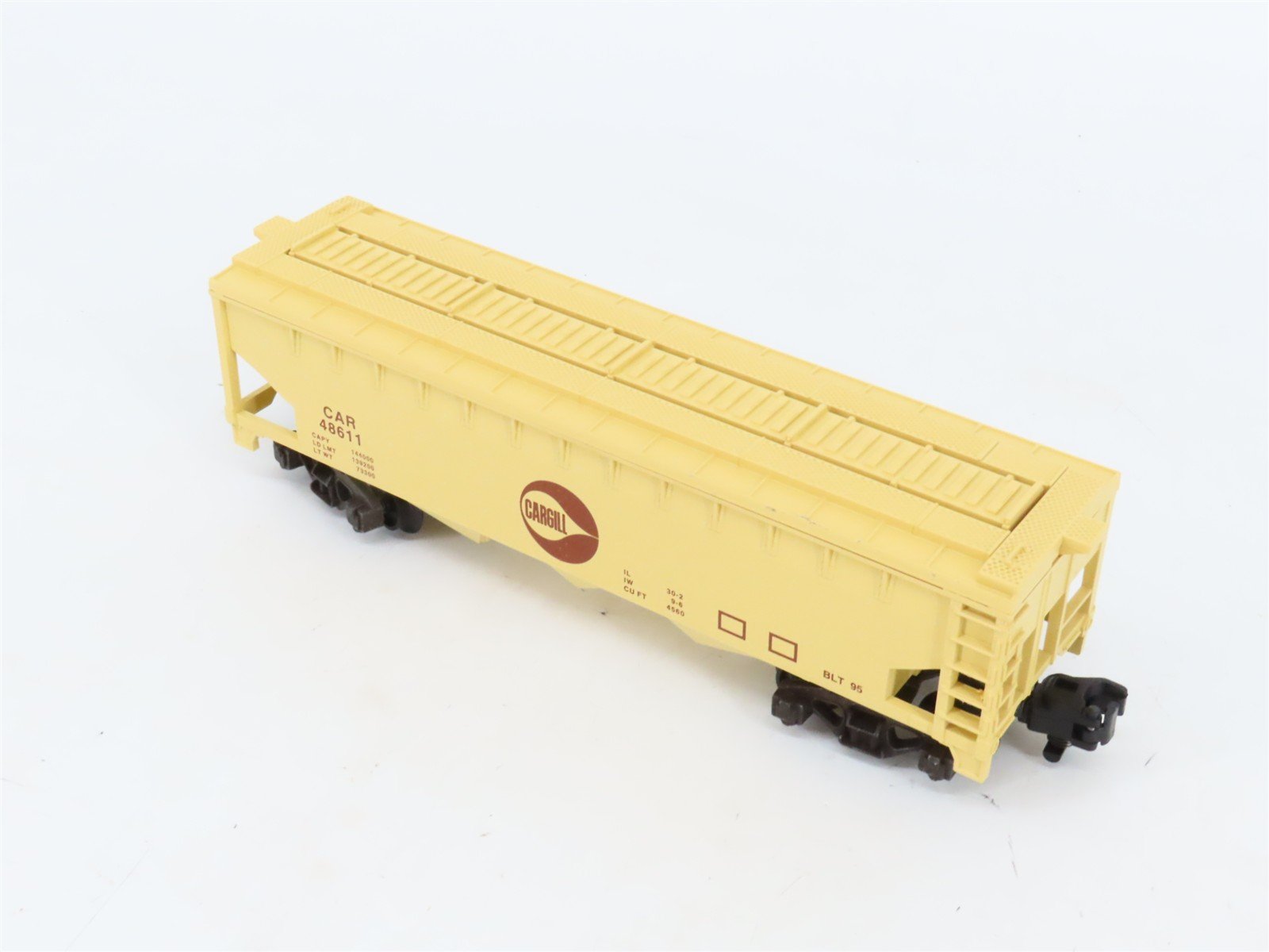 S Scale American Flyer 6-48611 CAR Cargill 3-Bay Covered Hopper #48611
